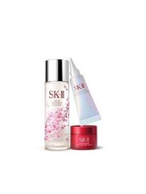 SK-II Sakura Limited Ed. Treatment Essence, Serum, Cream Set New